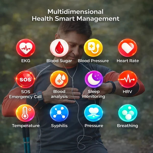 Emfizo™ - With Fall Detection and Blood Glucose measurement